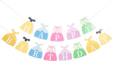 Princess Dress Happy Birthday Banner Princess Birthday Party