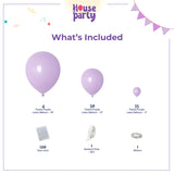 HOUSE OF PARTY Pastel Purple Balloons - Lavender Balloons 5/12/18