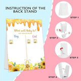 LNOKRIM Gender Reveal Party Games Bee Theme Baby Gender Reveal