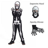 Sincere Party Glow In the Dark Skeleton White Bones Skeleton Costume