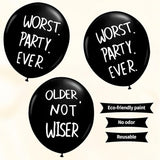 Holy Shit You're Old Banner Funny Abusive Old Age Birthday Party