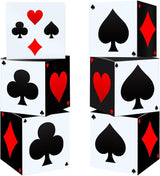 12 PCS Casino Theme Party Decoration 11.8 Inches Poker Favor Boxes