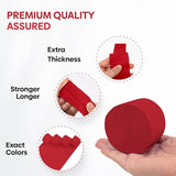 Captain Décor 4 Red Streamers, 382 FT Pack of 4 Red Crepe Paper