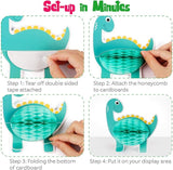 12 Pieces Dinosaur Party Honeycomb Centerpieces Table Decorations