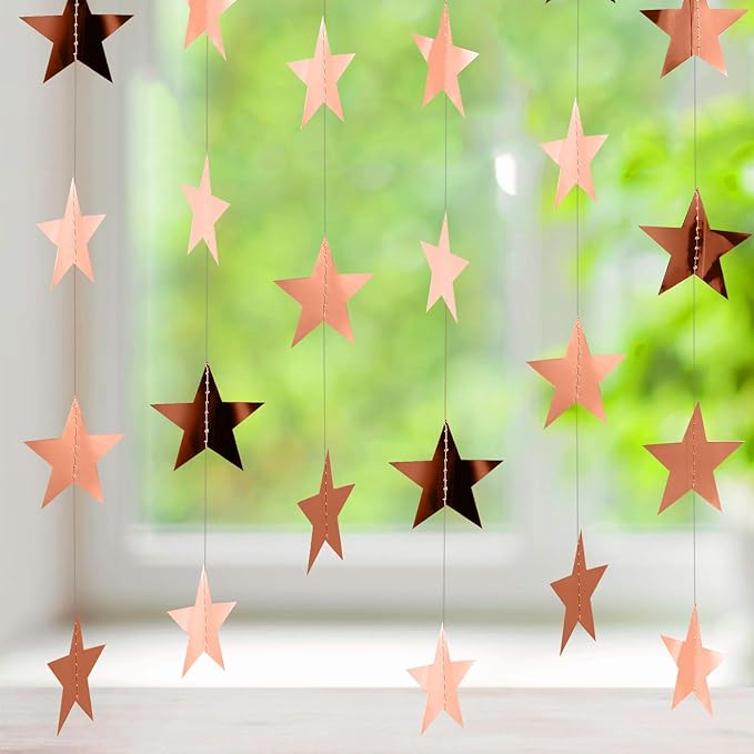 Patelai Glitter Star Garland Banner 2026 Graduation Decor 130 Feet #10