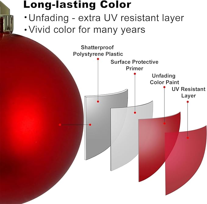 Rose Red Christmas Ornaments - Christmas Tree Decorations