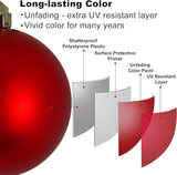 Rose Red Christmas Ornaments - Christmas Tree Decorations