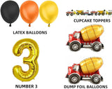Construction 3rd Birthday Party Supplies for Boys with Dump Truck