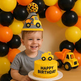 348 Pcs Construction 2nd Birthday Decorations Dump Truck Two Years