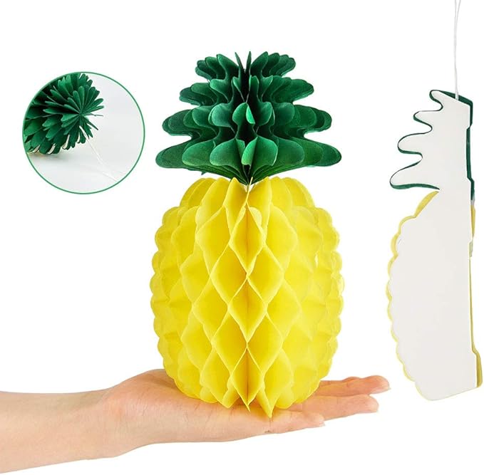 66 PCS Tropical Luau Party Decoration Including 6 PCS Tissue Paper