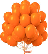 PartyWoo Orange Balloons 50pcs 12 Inch Fall Latex Helium Balloons for