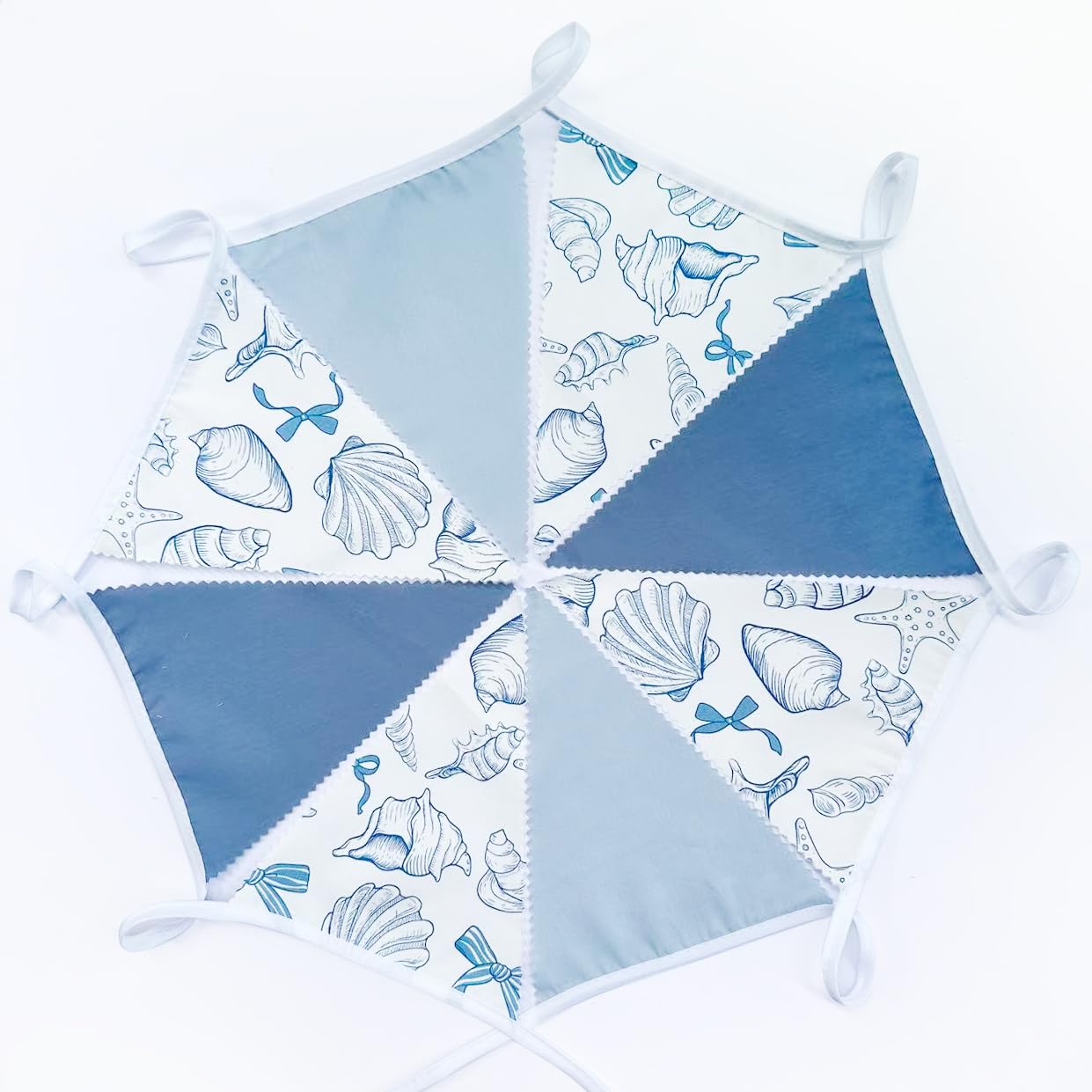 32Ft Ocean Coastal Nautical Beach Party Decorations Blue Bow Starfish