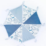 32Ft Ocean Coastal Nautical Beach Party Decorations Blue Bow Starfish