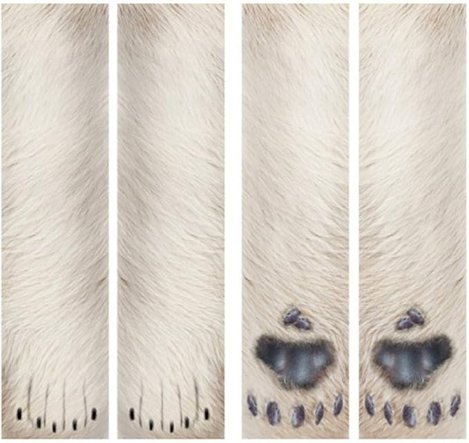 FreeNFond Funny Animal Paw Socks Gag Gifts for White Elephant Gift #6