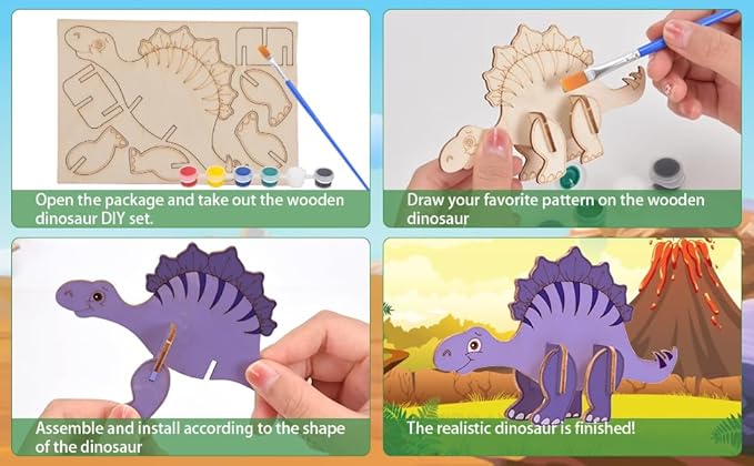 146pcs Dinosaur Party Favors Dinosaur Birthday Party Supplies & Non