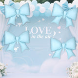 4Pcs Giant Bow Balloons, 97.5cm/38in Big Elegant Coquette Theme
