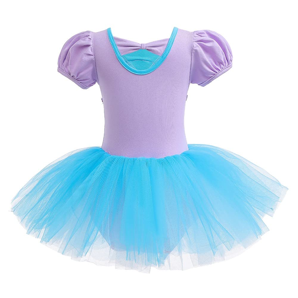MYRISAM Ariel Mermaid Princess Leotards for Baby Girls Ballet Dance