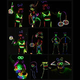 BUDI 467Pcs Glow Sticks Party Favors for Kids Adults Glow in the Dark