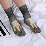 FreeNFond Funny Animal Paw Socks Gag Gifts for White Elephant Gift #8