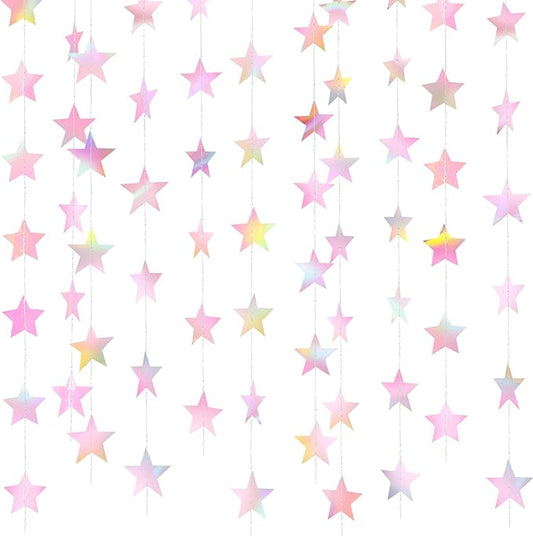 Patelai Glitter Star Garland Banner 2026 Graduation Decor 130 Feet #11