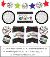 Officially Retired Room Decorating Kit Set Vibrant Design Perfect