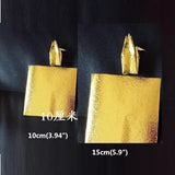 100PCS Gold Premade Iridescent 3.94" Origami Paper Cranes Folded 1000