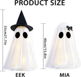 Timer Light Up Halloween Scary Ghost Decorations Set of 2 DIY Spooky