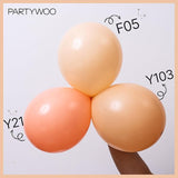 PartyWoo Nude Balloons 100 pcs Different Sizes Pack of 36 18 12 10 5