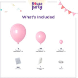 HOUSE OF PARTY Pastel Pink Balloons | Valentine's Day Balloons