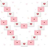 2 Pcs 19.7 ft Valentine Decoration Love Letter Garland Felt Love