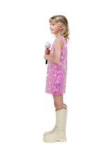 Sinkawa Jackets Girls Sequin Dress Sparkly Sleeveless Costume Prom