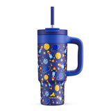 24 oz Stainless Steel Tumbler for Children: Durable Handle, Easy to