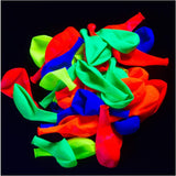 Glow King Neon Balloons - Fluorescent Neon Glow Party Balloons -