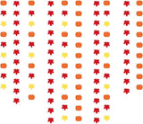 Fall Autumn Leaves Pumpkin Party Decorations Streamers Garland 5pcs