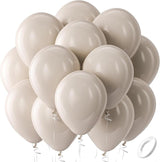 Bezente Cream Balloons Latex Party Balloons - 100 Pack 12 inch Round