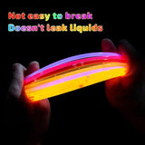 200 Pcs Glow Sticks Bulk Party Pack, 8'' Glow in the Dark Party