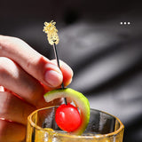 RR-RUOSHUI Pineapple Cocktail Picks Martini Picks for Appetizer