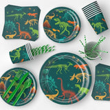 Dinosaur Birthday Decorations Tableware Set Birthday Party Supply