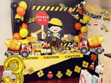 Construction 3rd Birthday Party Supplies for Boys with Dump Truck