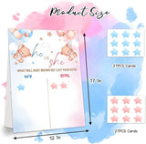 LNOKRIM Gender Reveal Party Games Bear Theme Baby Gender Reveal