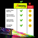 410 Pcs Glow Sticks Bulk, Glow in The Dark Party Supplies, 12 Hours