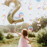 Transparent Bubble Garlands Mermaid Party Decoration Colored Flat