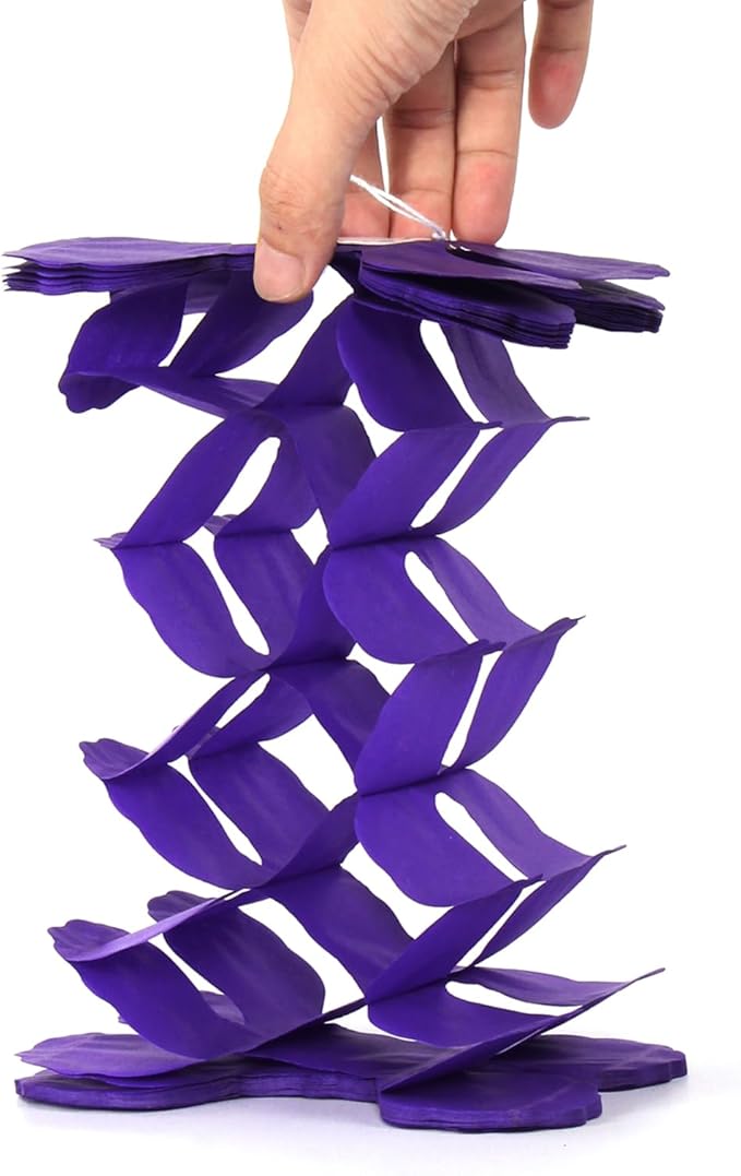 Black Purple Orange Green Halloween Party Decorations 157Ft Four