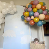 Muted Rainbow Balloons Assorted Colors, 12Inch Dusty Pastel Orange