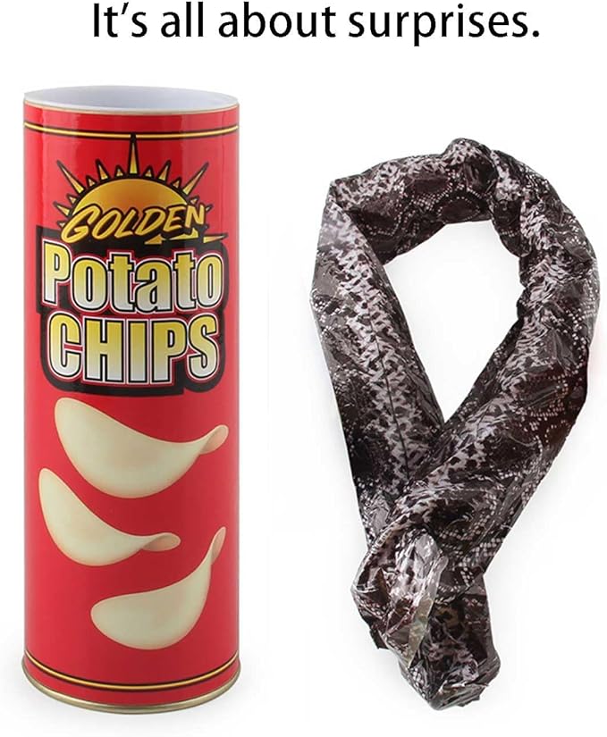 The Potato Chip Snake Can Jump Spring Snake Toy Gift April Fool Day