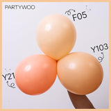 PartyWoo Nude Balloons 100 pcs Different Sizes Pack of 18 12 10 5
