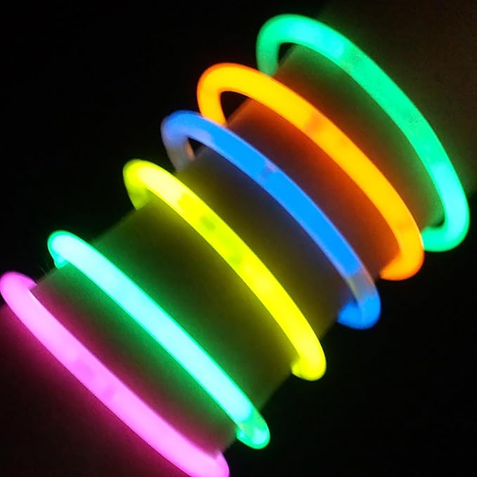 200 Pcs Glow Sticks Bulk Party Pack, 8'' Glow in the Dark Party