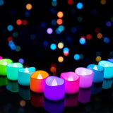 Homemory Multi Color Changing Tea Lights Candles Battery Operated,