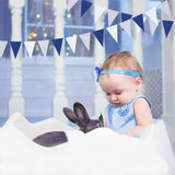 30 Ft Navy Blue White and Silver Party Decorations Royal Blue