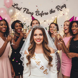 Docooniver 4 Pcs Bachelorette Party Decorations Bride & Groom to be